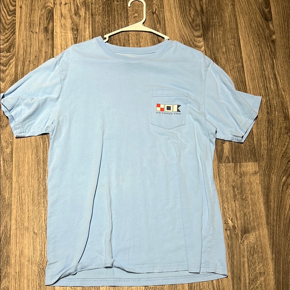 Southern Tide Men's Light Blue T-Shirt